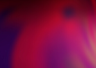 Dark Pink vector blurred shine abstract template.