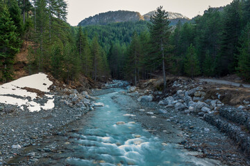 river in the mountains