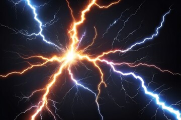 zap lightning abstract background