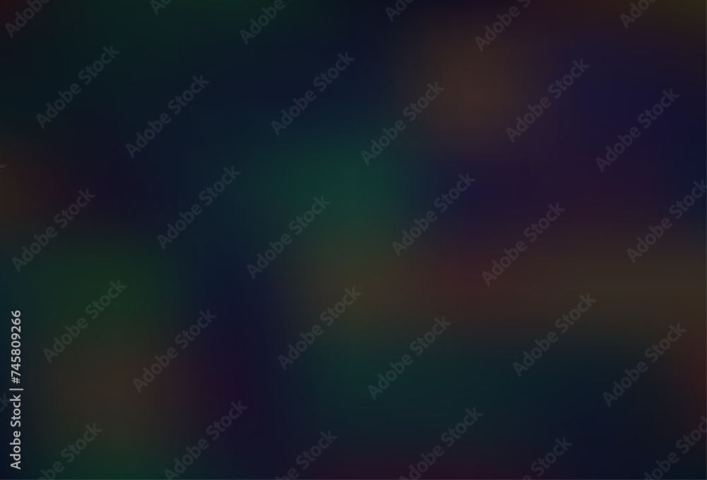 Poster dark black vector glossy bokeh pattern.