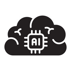 Ai brain icon.