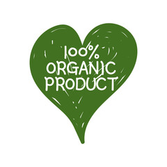 Green Organic Products Labels. Ecologic food stamps. Organic natural food labels.