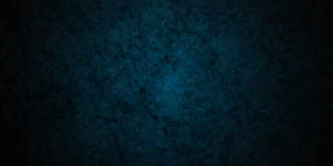 Abstract dark blue and stone grungy wall backdrop background. Blank blue concrete texture surface background. dark texture chalk board and black board background.