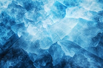 Obraz premium 凍てついた氷のイメージ冬の背景テクスチャ, Generative AI