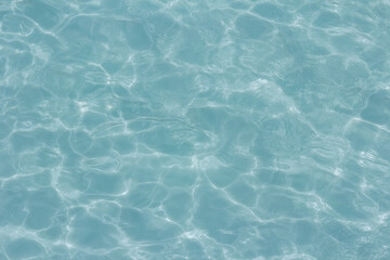 The light reflects blue in the water in the swimming pool. It looks fresh and lively, suitable for...