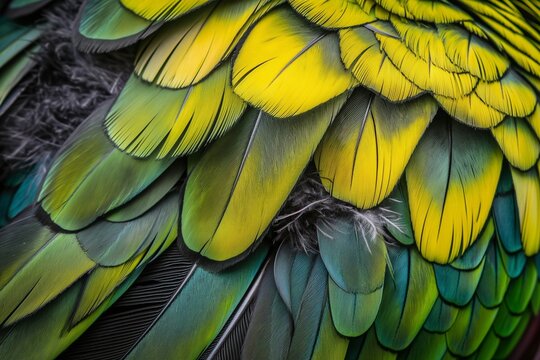 Beautiful abstract feathers background, feather texture and pattern, feather wallpaper © mirifadapt