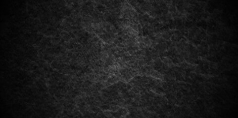 Fototapeta premium Abstract dark black and stone grungy wall backdrop background. Blank black concrete texture surface background. dark texture chalk board and black board background.