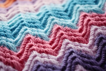 pastel colors knitted wool fabric macro texture background, weave patterned surface - obrazy, fototapety, plakaty