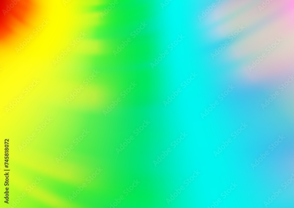 Poster light multicolor, rainbow vector modern bokeh pattern.