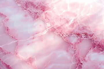 ピンク色の光沢のある大理石の背景, Generative AI - obrazy, fototapety, plakaty
