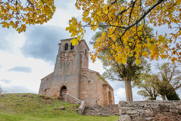 Romanic Church of Santa María La Real, Las Henestrosas de las Quintanillas, municipality of...