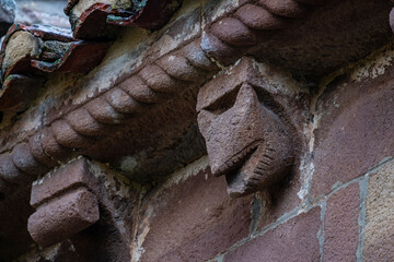 church of San Juan Bautista, Romanesque, mid-12th century, Mata de Hoz , municipio de Valdeolea , Cantabria, Spain