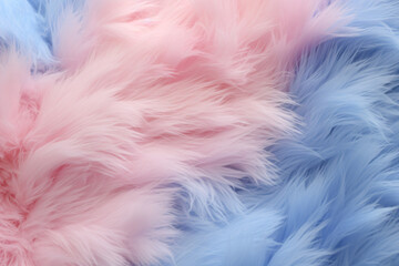.Close-up of colorful bird feathers, soft and fluffy