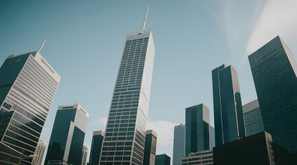 city skyscrapers
