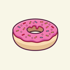 donut with icing