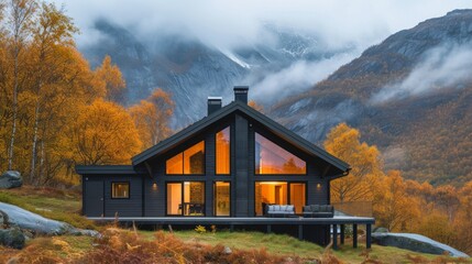 Beautiful modern Norvegian house