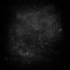 Black grunge scary horror texture, halloween damaged background, old wall
