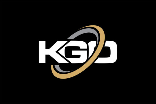 KGO creative letter logo design vector icon illustration