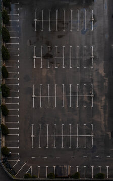 Parking lot texture top view