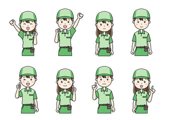 職業別人物イラスト40　Clip art of person by occupation
