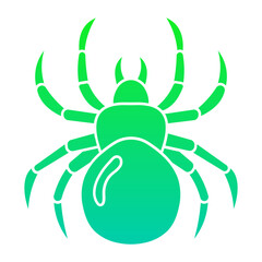 Spider Insect Flat Gradient Style