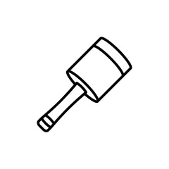 Grenade outline icons, minimalist vector illustration ,simple transparent graphic element .Isolated on white background