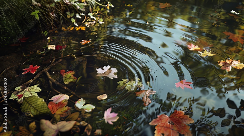 Poster exploration and utilization of natural elements: incorporating natural elements into the photograph 