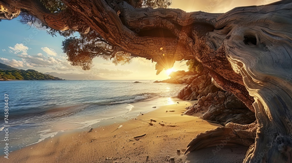 Poster exploration and utilization of natural elements: incorporating natural elements into the photograph 