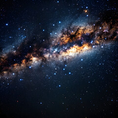 starry night sky astars starlight serenity milky way unveiling its cosmic space galaxy 
