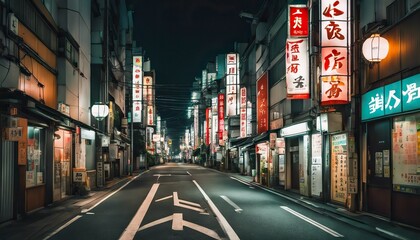 Fototapeta na wymiar tokyo city in the night, street at night, night scene, city in the night