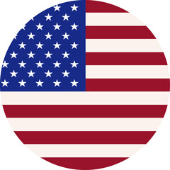 American flag icon, 미국 국기 아이콘