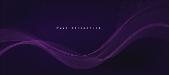 Abstract digital technology futuristic purple gradient background.