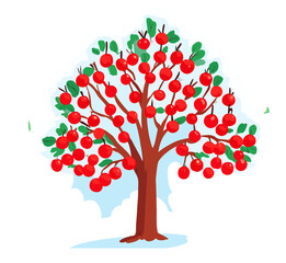 Fototapeta premium tree with flowers