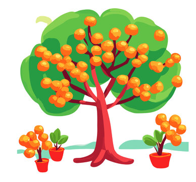 illustration of an tree