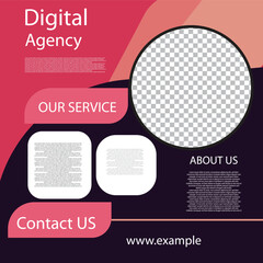 CREATIVE FLYER Template Design vector