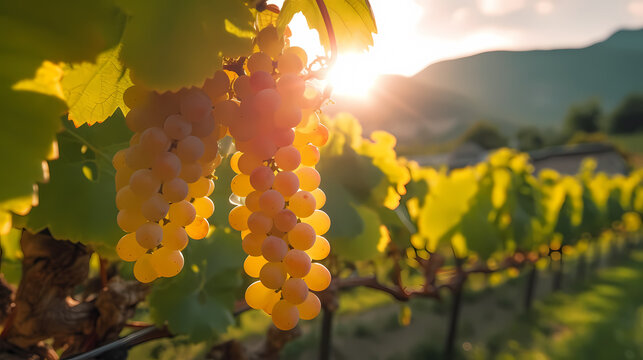 Close-up photo of freshly picked grapes, product image