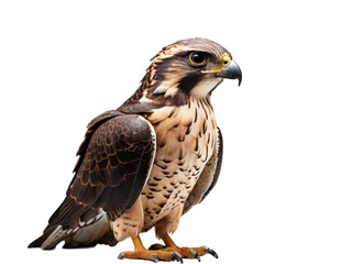 Falcon on transparent background