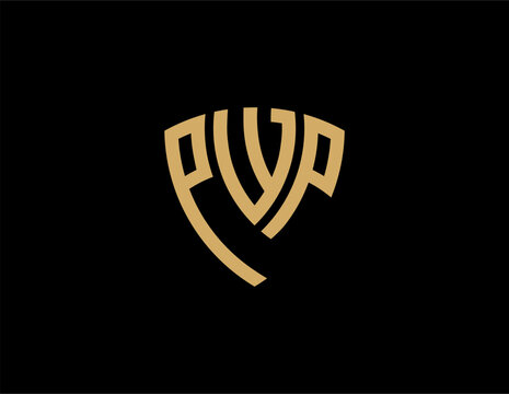 PWP creative letter logo design vector icon illustration
