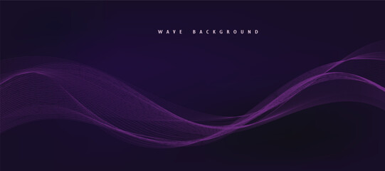 Abstract digital technology futuristic purple gradient background.