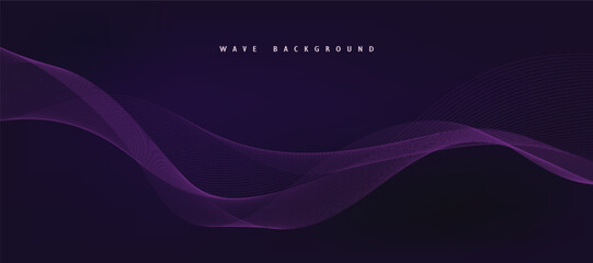 Abstract digital technology futuristic purple gradient background.