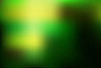 Dark Green vector glossy abstract template.