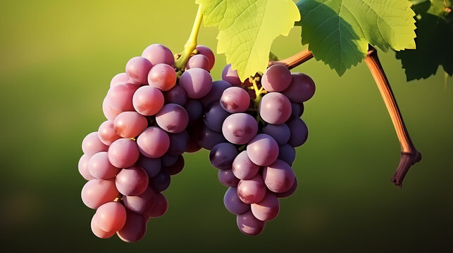Close-up photo of freshly picked grapes, product image