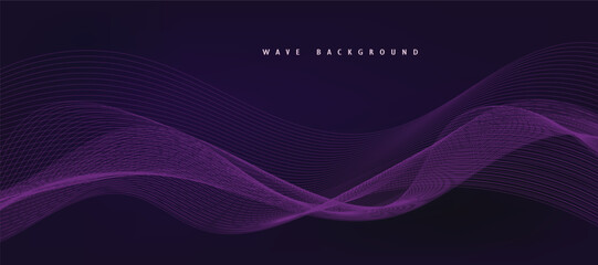 Abstract digital technology futuristic purple gradient background.