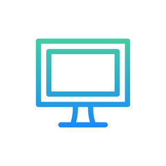 Monitor Gradient Linear Style