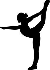 yoga exercise fitness illustration