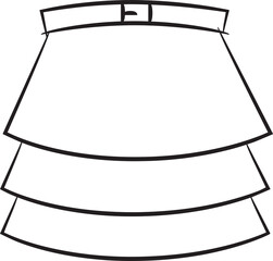 Hand Drawn Skirt Illustration