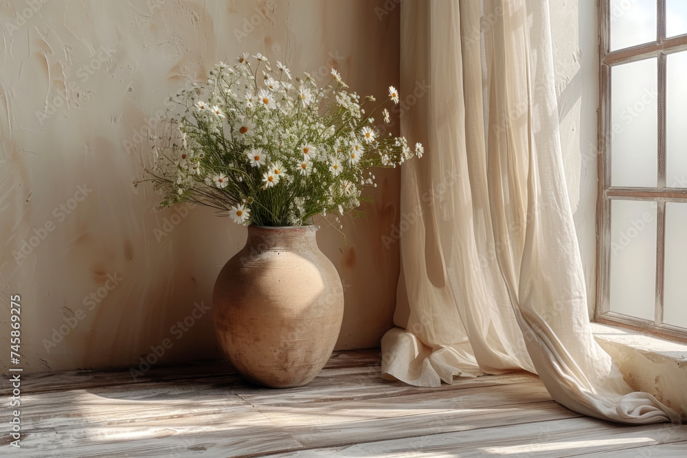 Poster flowers in a vase