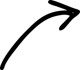 Arrow hand drawn