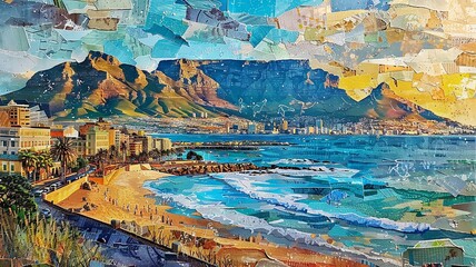 South African Harmony in Landscapes Collage

