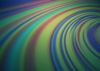 Obraz premium Dark Blue, Green vector abstract background.